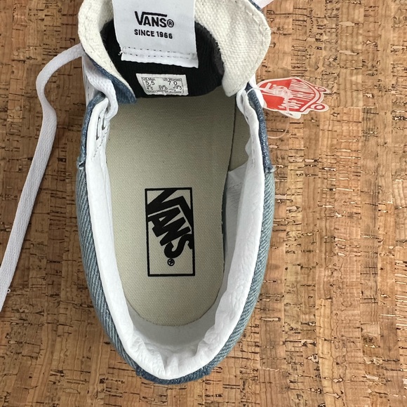 NWT Vans SK8 Mid Denim 2 Tone Sneaker - Picture 13 of 15